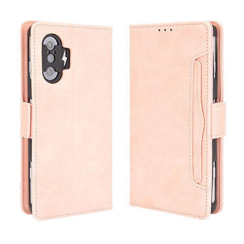 Xiaomi Poco F3 GT 5G用手帳型 レザーケース スタンド カバー BY3 Xiaomi ピンク