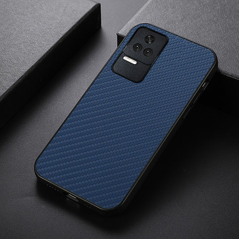 Xiaomi Poco F4 5G用ケース 高級感 手触り良いレザー柄 B07H Xiaomi ネイビー