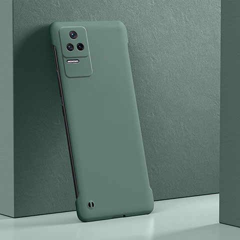 Xiaomi Poco F4 5G用ハードケース プラスチック 質感もマット カバー YK6 Xiaomi グリーン