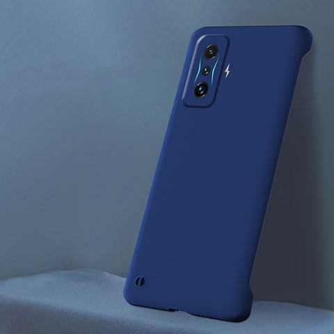 Xiaomi Poco F4 GT 5G用ハードケース プラスチック 質感もマット カバー YK5 Xiaomi ネイビー