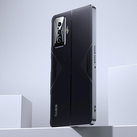 Xiaomi Poco F4 GT 5G用極薄ソフトケース シリコンケース 耐衝撃 全面保護 クリア透明 H01 Xiaomi ブラック