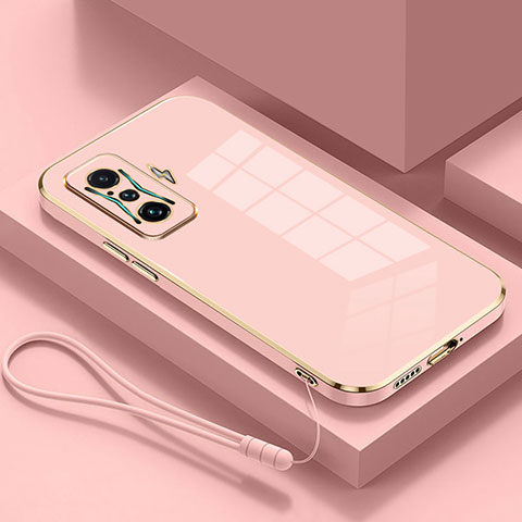 Xiaomi Poco F4 GT 5G用極薄ソフトケース シリコンケース 耐衝撃 全面保護 S02 Xiaomi ピンク