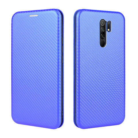 Xiaomi Poco M2用手帳型 レザーケース スタンド カバー L06Z Xiaomi ネイビー