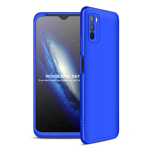 Xiaomi Poco M3用ハードケース プラスチック 質感もマット 前面と背面 360度 フルカバー Xiaomi ネイビー