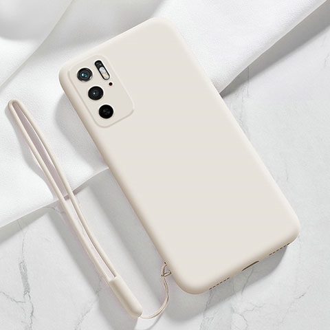 Xiaomi POCO M3 Pro 5G用360度 フルカバー極薄ソフトケース シリコンケース 耐衝撃 全面保護 バンパー YK4 Xiaomi ホワイト