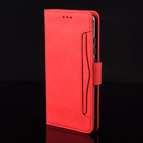 Xiaomi Poco M4 5G用手帳型 レザーケース スタンド カバー BY2 Xiaomi レッド