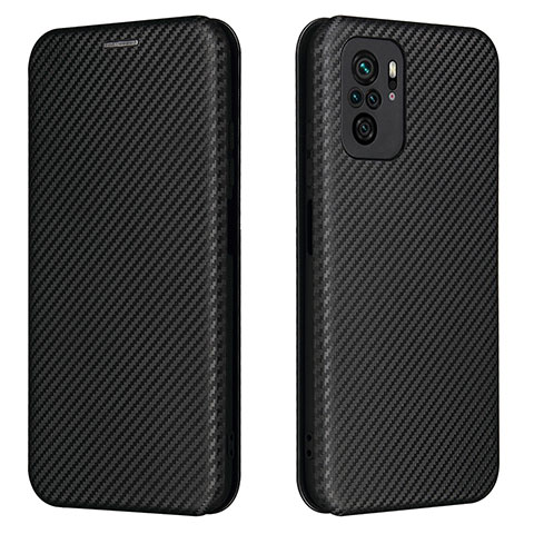 Xiaomi Poco M5S用手帳型 レザーケース スタンド カバー L06Z Xiaomi ブラック