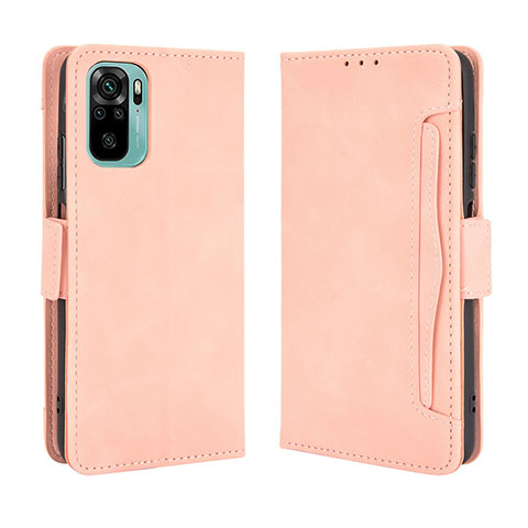 Xiaomi Poco M5S用手帳型 レザーケース スタンド カバー BY3 Xiaomi ピンク