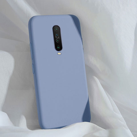 Xiaomi Poco X2用360度 フルカバー極薄ソフトケース シリコンケース 耐衝撃 全面保護 バンパー Xiaomi グレー