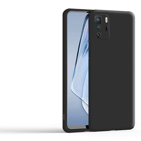 Xiaomi Poco X3 GT 5G用360度 フルカバー極薄ソフトケース シリコンケース 耐衝撃 全面保護 バンパー YK1 Xiaomi ブラック