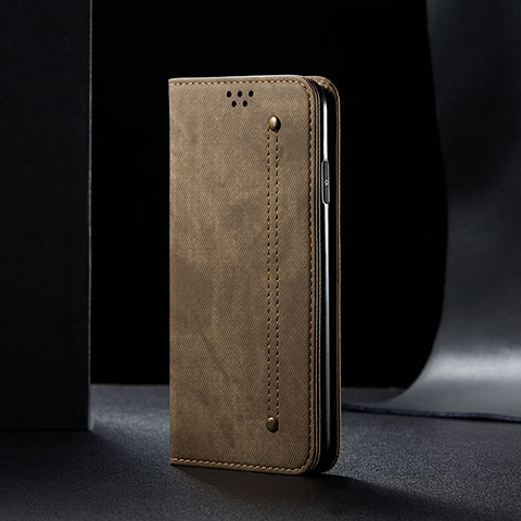 Xiaomi Poco X3 GT 5G用手帳型 布 スタンド B01S Xiaomi カーキ色