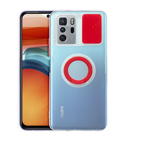 Xiaomi Poco X3 GT 5G用360度 フルカバー極薄ソフトケース シリコンケース 耐衝撃 全面保護 バンパー MJ1 Xiaomi レッド