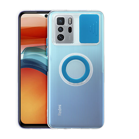 Xiaomi Poco X3 GT 5G用360度 フルカバー極薄ソフトケース シリコンケース 耐衝撃 全面保護 バンパー MJ1 Xiaomi ネイビー