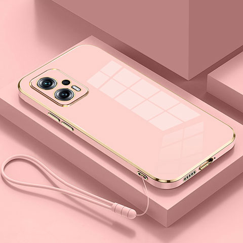 Xiaomi Poco X4 GT 5G用極薄ソフトケース シリコンケース 耐衝撃 全面保護 S01 Xiaomi ピンク