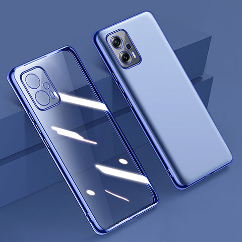 Xiaomi Poco X4 GT 5G用極薄ソフトケース シリコンケース 耐衝撃 全面保護 クリア透明 H01 Xiaomi ネイビー