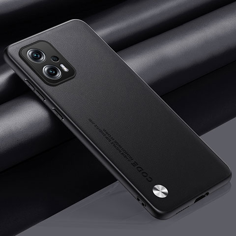 Xiaomi Poco X4 GT 5G用ケース 高級感 手触り良いレザー柄 S01 Xiaomi ブラック