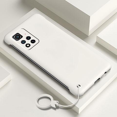 Xiaomi Poco X4 NFC用ハードケース プラスチック 質感もマット カバー YK5 Xiaomi ホワイト