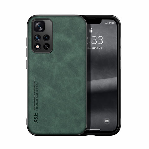 Xiaomi Poco X4 NFC用ケース 高級感 手触り良いレザー柄 DY1 Xiaomi グリーン