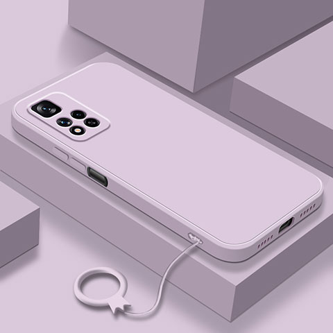Xiaomi Poco X4 NFC用360度 フルカバー極薄ソフトケース シリコンケース 耐衝撃 全面保護 バンパー YK8 Xiaomi ラベンダー
