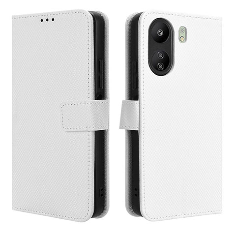 Xiaomi Redmi 13C用手帳型 レザーケース スタンド カバー BY1 Xiaomi ホワイト