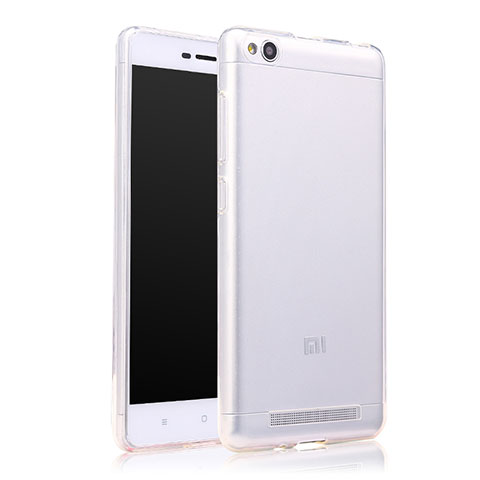 Xiaomi Redmi 3用極薄ソフトケース シリコンケース 耐衝撃 全面保護 クリア透明 T03 Xiaomi クリア