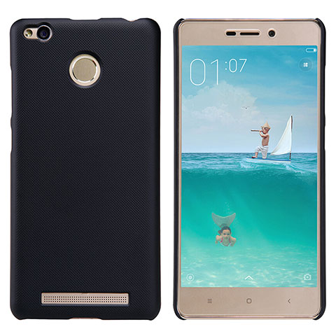 Xiaomi Redmi 3 High Edition用ハードケース プラスチック メッシュ デザイン Xiaomi ブラック