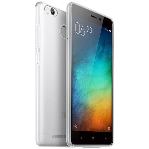 Xiaomi Redmi 3X用極薄ソフトケース シリコンケース 耐衝撃 全面保護 クリア透明 T04 Xiaomi クリア