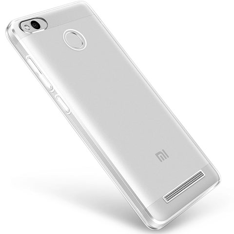 Xiaomi Redmi 3X用極薄ソフトケース シリコンケース 耐衝撃 全面保護 クリア透明 Q01 Xiaomi クリア