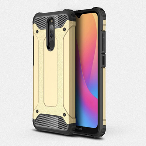 Xiaomi Redmi 8用ハイブリットバンパーケース プラスチック 兼シリコーン カバー Xiaomi ゴールド