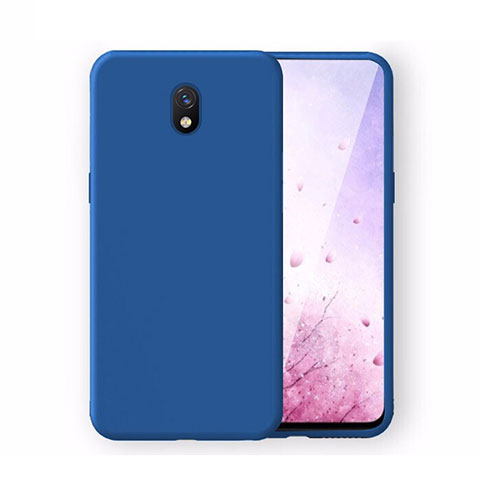 Xiaomi Redmi 8A用360度 フルカバー極薄ソフトケース シリコンケース 耐衝撃 全面保護 バンパー S06 Xiaomi ネイビー