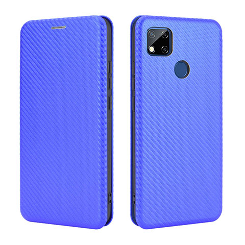 Xiaomi Redmi 9 Activ用手帳型 レザーケース スタンド カバー L06Z Xiaomi ネイビー