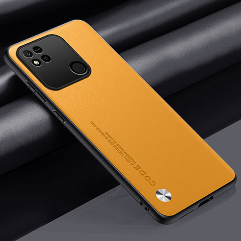 Xiaomi Redmi 9 Activ用ケース 高級感 手触り良いレザー柄 S02 Xiaomi イエロー