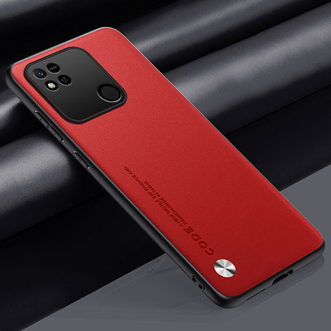 Xiaomi Redmi 9 Activ用ケース 高級感 手触り良いレザー柄 S02 Xiaomi レッド