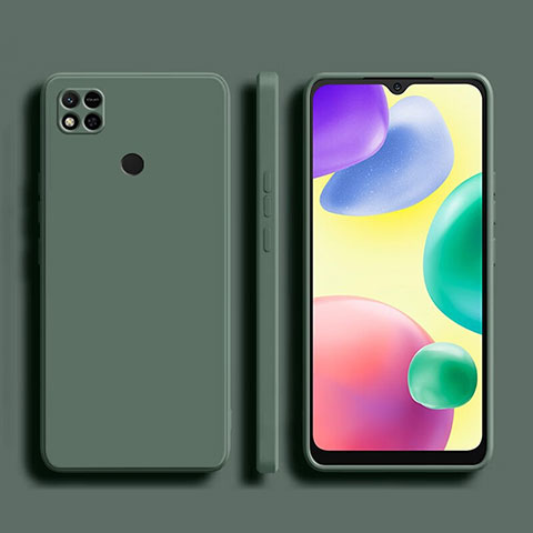 Xiaomi Redmi 9 Activ用360度 フルカバー極薄ソフトケース シリコンケース 耐衝撃 全面保護 バンパー YK1 Xiaomi グリーン