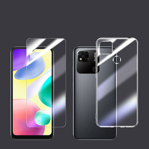 Xiaomi Redmi 9 Activ用極薄ソフトケース シリコンケース 耐衝撃 全面保護 クリア透明 アンド液晶保護フィルム Xiaomi クリア