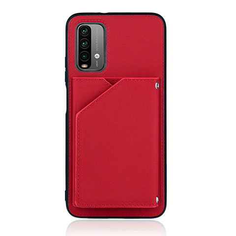 Xiaomi Redmi 9 Power用ケース 高級感 手触り良いレザー柄 Y01B Xiaomi レッド