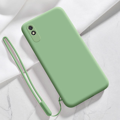 Xiaomi Redmi 9AT用360度 フルカバー極薄ソフトケース シリコンケース 耐衝撃 全面保護 バンパー YK1 Xiaomi グリーン