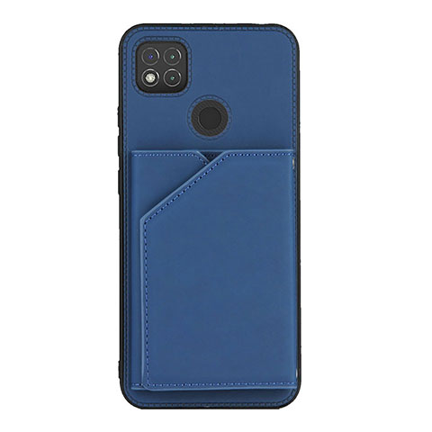 Xiaomi Redmi 9C用ケース 高級感 手触り良いレザー柄 Y01B Xiaomi ネイビー