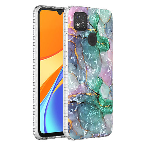 Xiaomi Redmi 9C用シリコンケース ソフトタッチラバー バタフライ パターン カバー Y04B Xiaomi モスグリー