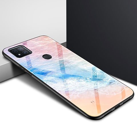 Xiaomi Redmi 9C NFC用ハイブリットバンパーケース プラスチック 鏡面 カバー Xiaomi カラフル