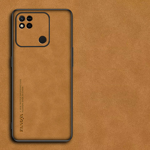 Xiaomi Redmi 9C NFC用ケース 高級感 手触り良いレザー柄 S01 Xiaomi ブラウン