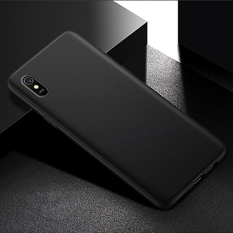 Xiaomi Redmi 9i用極薄ソフトケース シリコンケース 耐衝撃 全面保護 Xiaomi ブラック