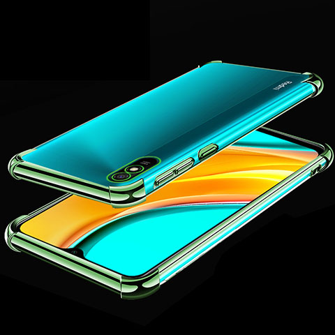 Xiaomi Redmi 9i用極薄ソフトケース シリコンケース 耐衝撃 全面保護 クリア透明 S02 Xiaomi グリーン