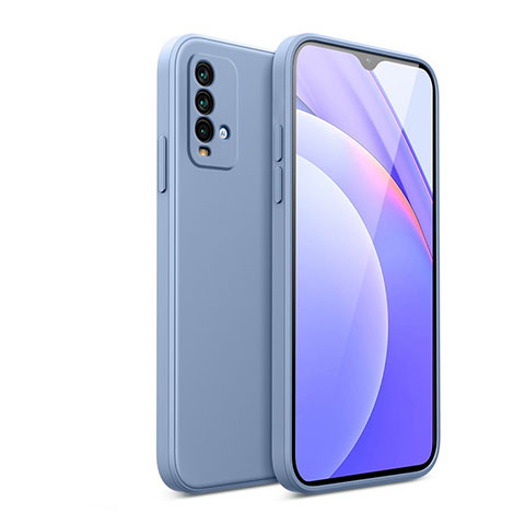 Xiaomi Redmi 9T 4G用360度 フルカバー極薄ソフトケース シリコンケース 耐衝撃 全面保護 バンパー YK2 Xiaomi ラベンダーグレー