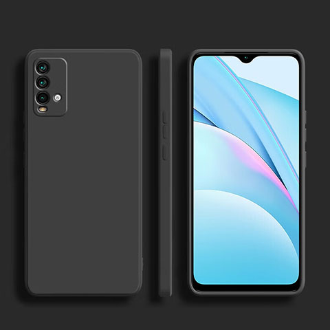 Xiaomi Redmi 9T 4G用360度 フルカバー極薄ソフトケース シリコンケース 耐衝撃 全面保護 バンパー YK1 Xiaomi ブラック