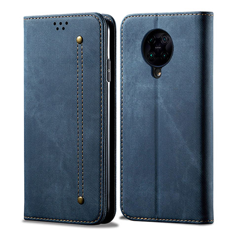 Xiaomi Redmi K30 Pro 5G用手帳型 布 スタンド H01 Xiaomi ネイビー