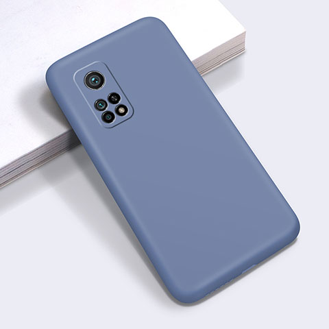 Xiaomi Redmi K30S 5G用360度 フルカバー極薄ソフトケース シリコンケース 耐衝撃 全面保護 バンパー Xiaomi ラベンダーグレー