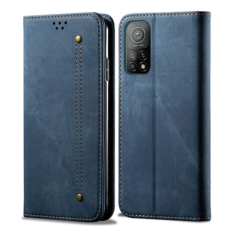 Xiaomi Redmi K30S 5G用手帳型 布 スタンド B01S Xiaomi ネイビー