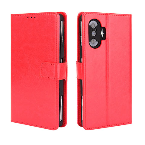 Xiaomi Redmi K40 Gaming 5G用手帳型 レザーケース スタンド カバー BY5 Xiaomi レッド