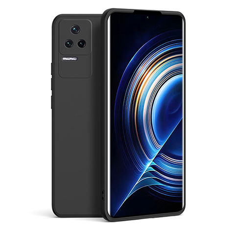 Xiaomi Redmi K50 5G用360度 フルカバー極薄ソフトケース シリコンケース 耐衝撃 全面保護 バンパー YK9 Xiaomi ブラック